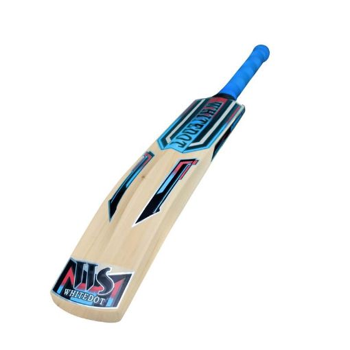 Picture of Whitedot Kashmir Willow Leather Cricket Bat, with Paded Bat Cover, Full Size (Short Handle)