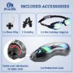 Picture of Primalite Swimming Goggles Silicone Anti-Fog  Swim Glasses