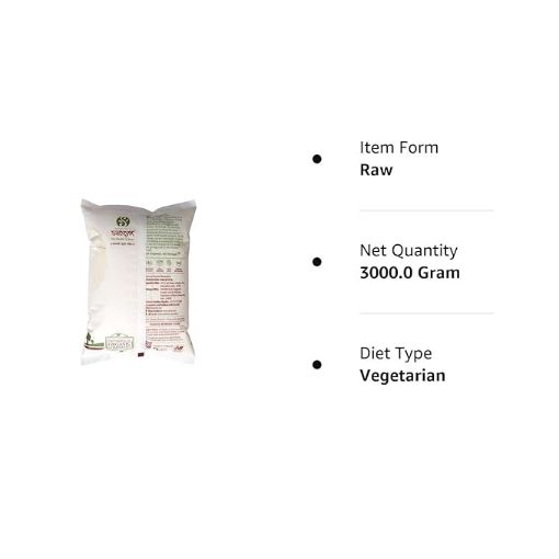 Picture of S Siddhagiri's SATVYK THE HEALTH re STORE Organic Khapli Wheat Flour (Set of 3 - 3kg) - Stoneground Khapli Atta | Easy to Digest Emmer Wheat Flour | Fiber Rich Whole Wheat Flour | Fresh Khapli Atta