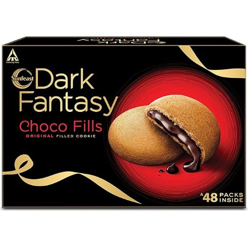 Picture of Sunfeast Dark Fantasy Choco Fills, 600g, Original Filled Cookies with Choco Crème