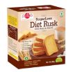 Picture of POLKA Sugar Less Diet Rusk With Suji & Elaichi - Pack Of 1 - 200 g 