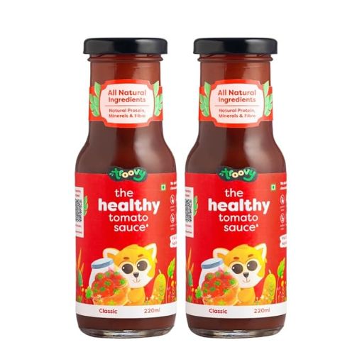 Picture of Troovy Healthy Tomato Sauce for Kids (Pack Of 2) - Chemical-Free, No Processed Sugar Tomato Ketchup, Perfect for Family Meals, 100% Natural Ingredients