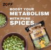 Picture of Zoff Whole Spices Pack of 13 | Green Cardamom, Ajwain, Black pepper, Cloves,Big Cardamom,Bay Leaves, Kasoori Methi | 50 g Methi dana, Saunf | Ntwt.475g