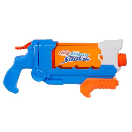 Picture of Nerf Super Soaker Flip Fill Water Blaster for Holi - 4 Spray Styles - Fast Fill - Large 890ml Water Tank - Pichkari for Outdoor Water Games On Holi Festival, Branded Toy Pichkari for Kids 6+