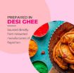 Picture of SweeDesi Special Holi Hamper Sweets Box (1000gm) | Gujiya Prepared in Desi Ghee, Namkeen, Thandai, Colors with Greeting Card | Phalgun Box 5