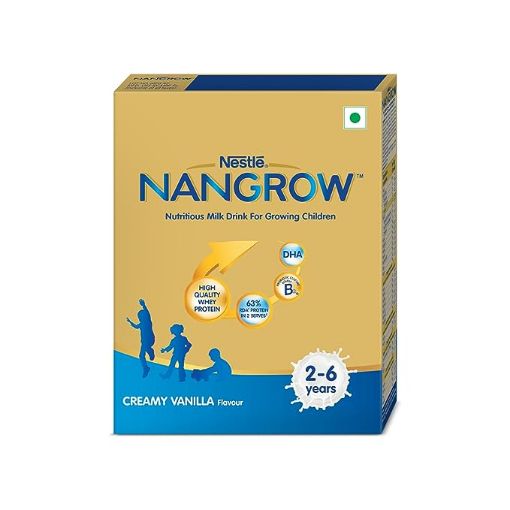 Picture of Nestlé NANGROW – Nutritious Milk drink for growing children | Creamy Vanilla Flavor | Contains DHA |Rich in Protein & Vital Nutrients| Zero Sucrose Recipe |400g