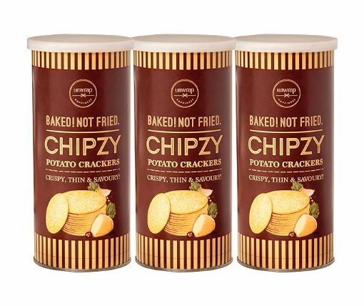 Picture of Unwrap Happiness Potato Crackers Chipzy 300g | Potato Chips Pack of 3